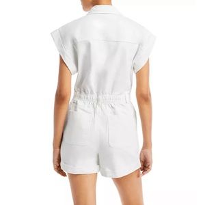 XS BLANKNYC Short Sleeved Denim Romper
